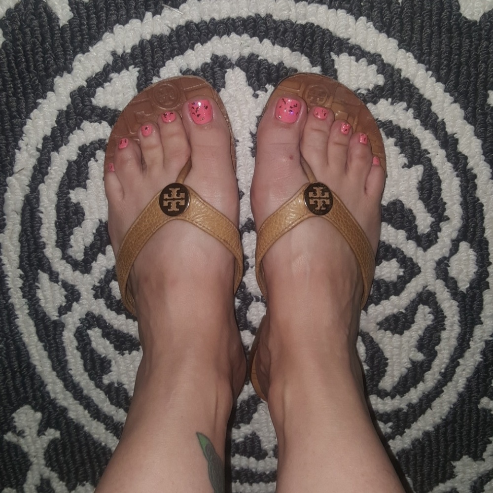 Authentic Tory Burch Monroe Thong